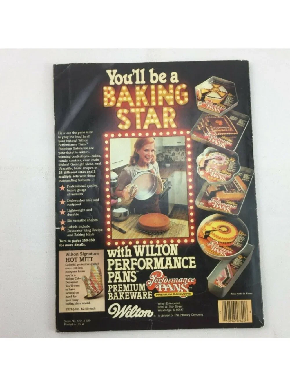 Vintage Wilton Cake Decorating Yearbook 1982 Patterns Designs Baking Book